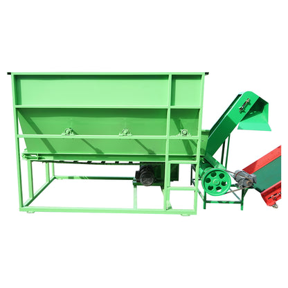 Electric wrapping and baling press 380V with 330mm foil and 720mm mesh