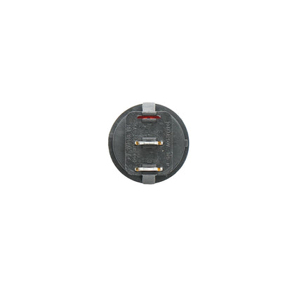 On-off switch button 12V/10A, 250V AC/15(6)A with 2 pins Breckner Germany
