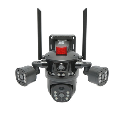 3MP surveillance camera, WIFI 4G rotating with a 5W solar panel, PTZ, 1080P, motion sensor, night vision, V380 Pro app