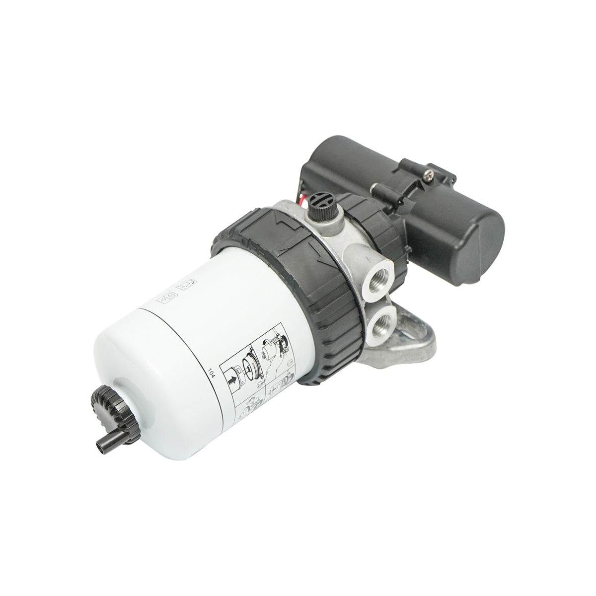 Electric fuel pump with filter for Massey Ferguson, New Holland, Case IH OEM 84288071, 162000080881, 47111572, 836866309, 836867597, 836867831, 836879200, 836879202, 837073628