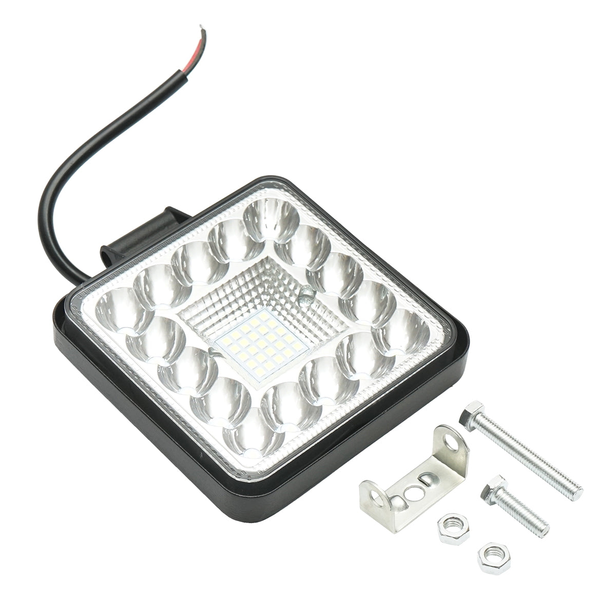 Square projector with LEDs and SMD 198W 12V/24V 10-30V