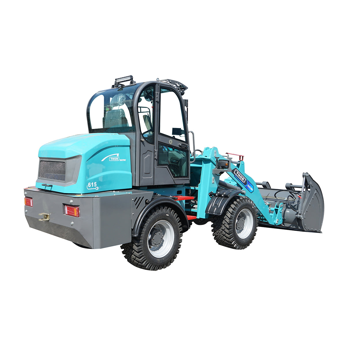 Electric front loader, WOLA 2T, 120V, bucket 0.6m3