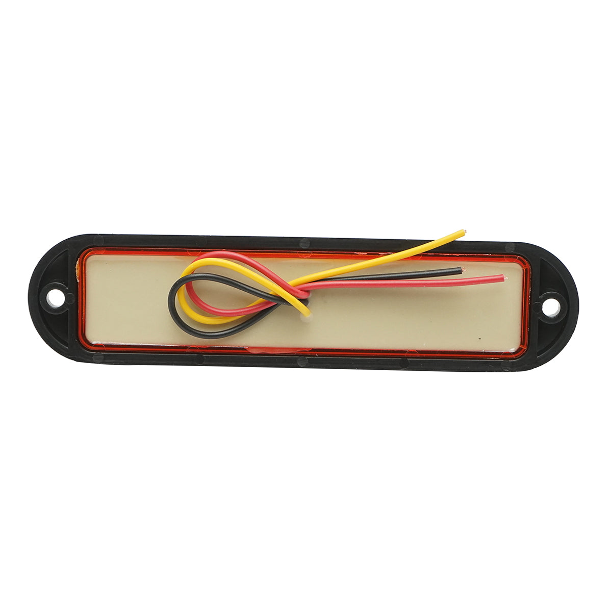Slim yellow LED side marker lamp 12-24V, yellow 160x36mm FR1286Y Breckner Germany