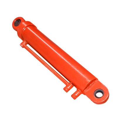 Hydraulic cylinder for Forest Tractor 90x100x50x710x570x420 with external hydraulic connection nut 26 and internal reduction 12.
