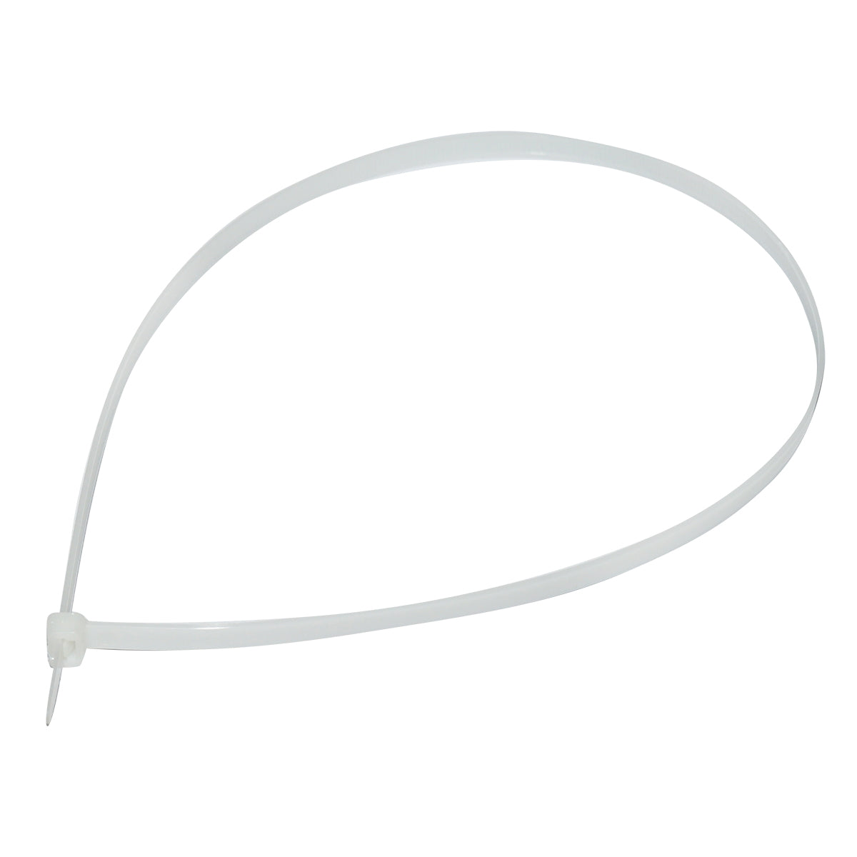 Facets, plastic collar 9x750mm white set of 100 pcs Breckner Germany