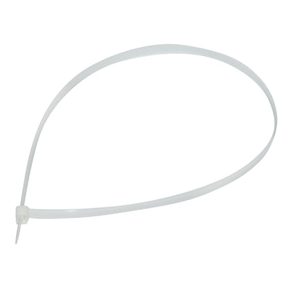 Facets, plastic collar 9x750mm white set of 100 pcs Breckner Germany