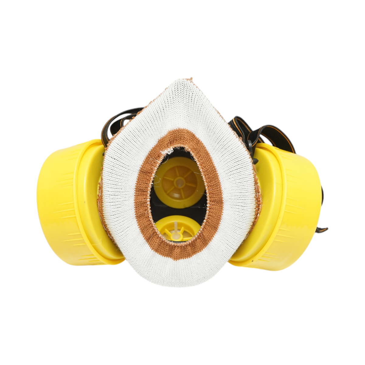 Dust and vapor protective mask with 2 filters Crownman