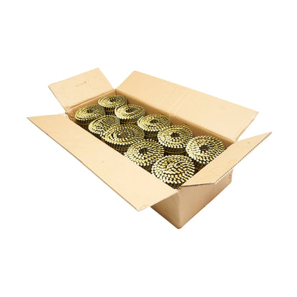 Set of 4500 nails on drum/roll, twisted 3x70mm, 225pcs/roll