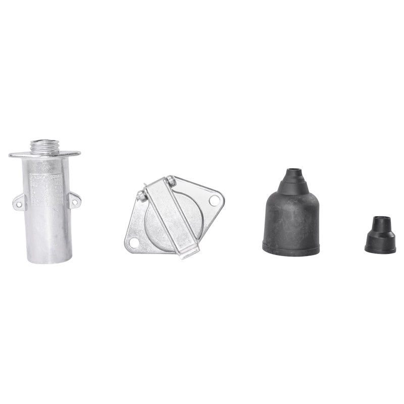 24V socket sheet for trailer (metal 6+1 P)