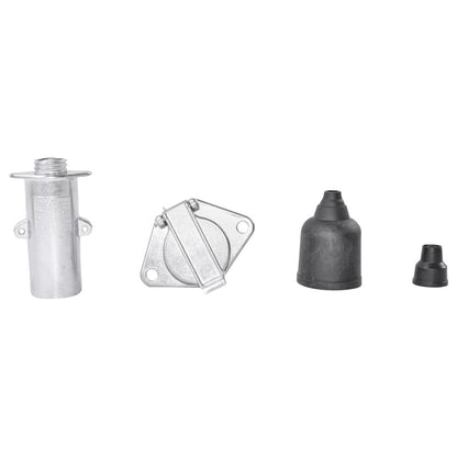 24V socket sheet for trailer (metal 6+1 P)