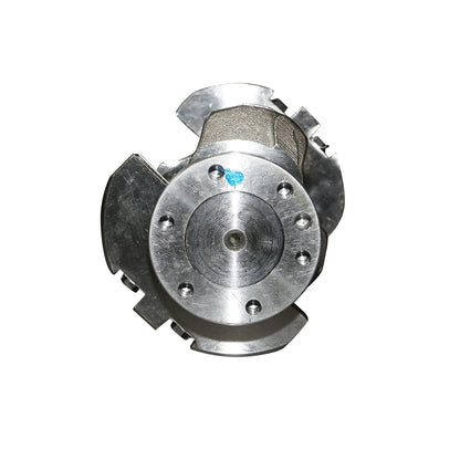Twisted shaft, vibration damper with counterweight for Landini, Massey Ferguson Perkins engine OEM code 3637399M91, 3637410M91, 3637499M9, 3641858M91, 742827M91, 94458, ZZ90019, ZZ90122, ZZ90150, 94458, U5BG0027, ZZ90019