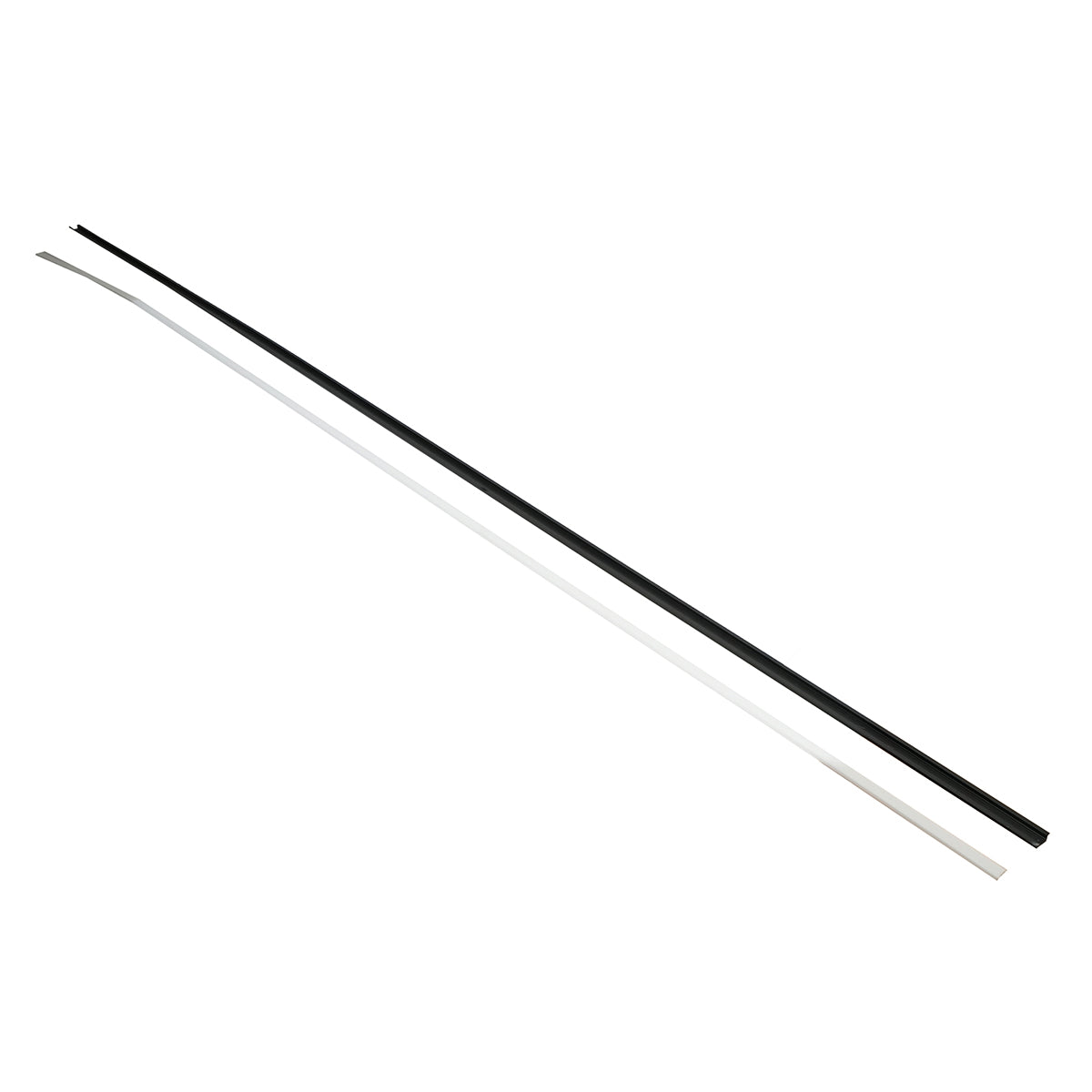 Aluminum profile LED strip 21.7x6.7x2000mm, recessed with a matte diffuser, maximum strip 12mm Breckner Germany