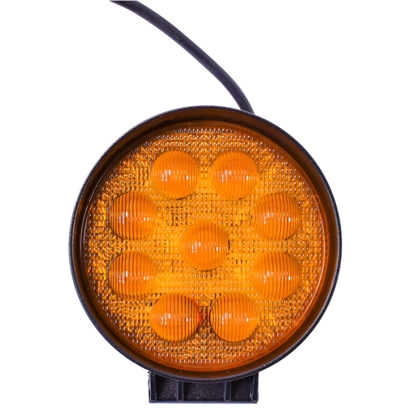 Fog light with 9 LEDs 10-30V 27W - beam angle 60 degrees flood type