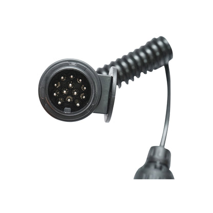 Cable, trailer adapter 2.2m with plug 13-13 pin male-female Breckner Germany