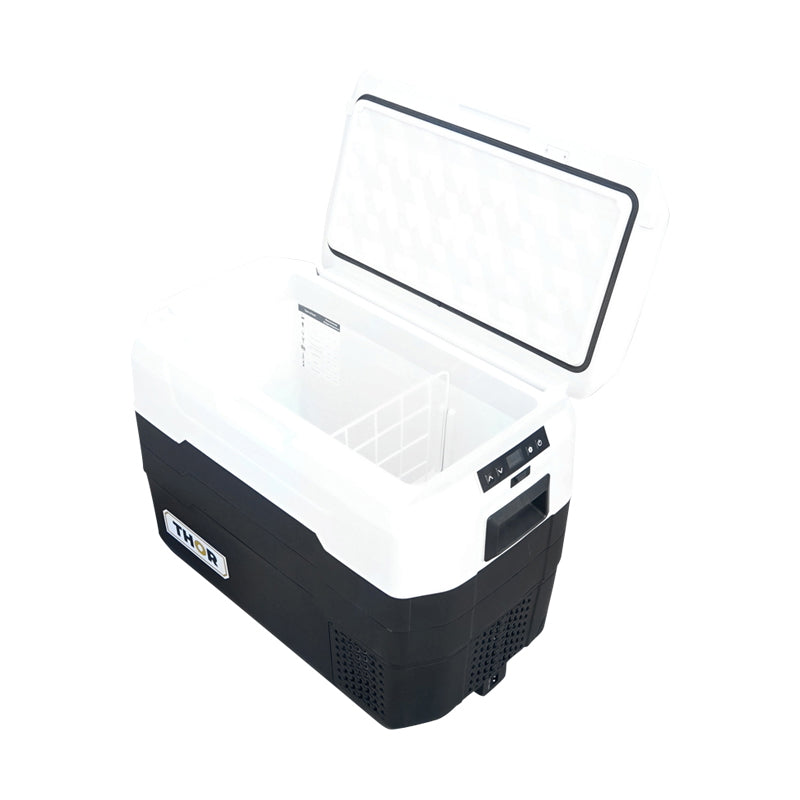 Car refrigerator 40L 12-24V 55W with compressor 640x360x475mm min -20 max +10 Thor