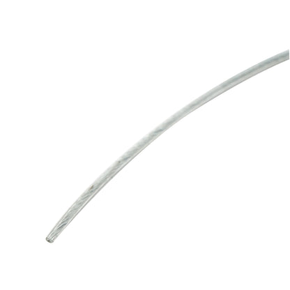 Galvanized steel cable with PVC coating, diameter 2mm, wire 1x7, maximum load 95Kg, weight 4.4Kg, 500m/roll