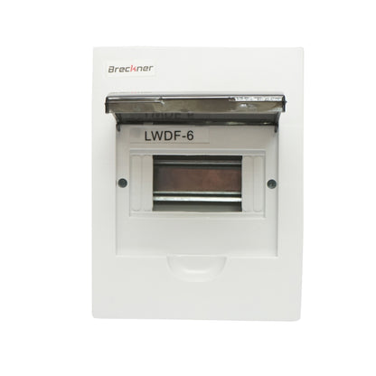 Built-in fuse box 6 modules 200x105x85mm, IP40 Breckner Germany