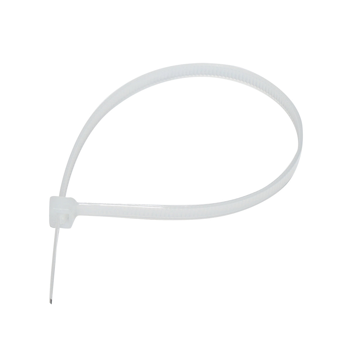 Facets, plastic collar 4.8x250mm white set of 100 pcs Breckner Germany