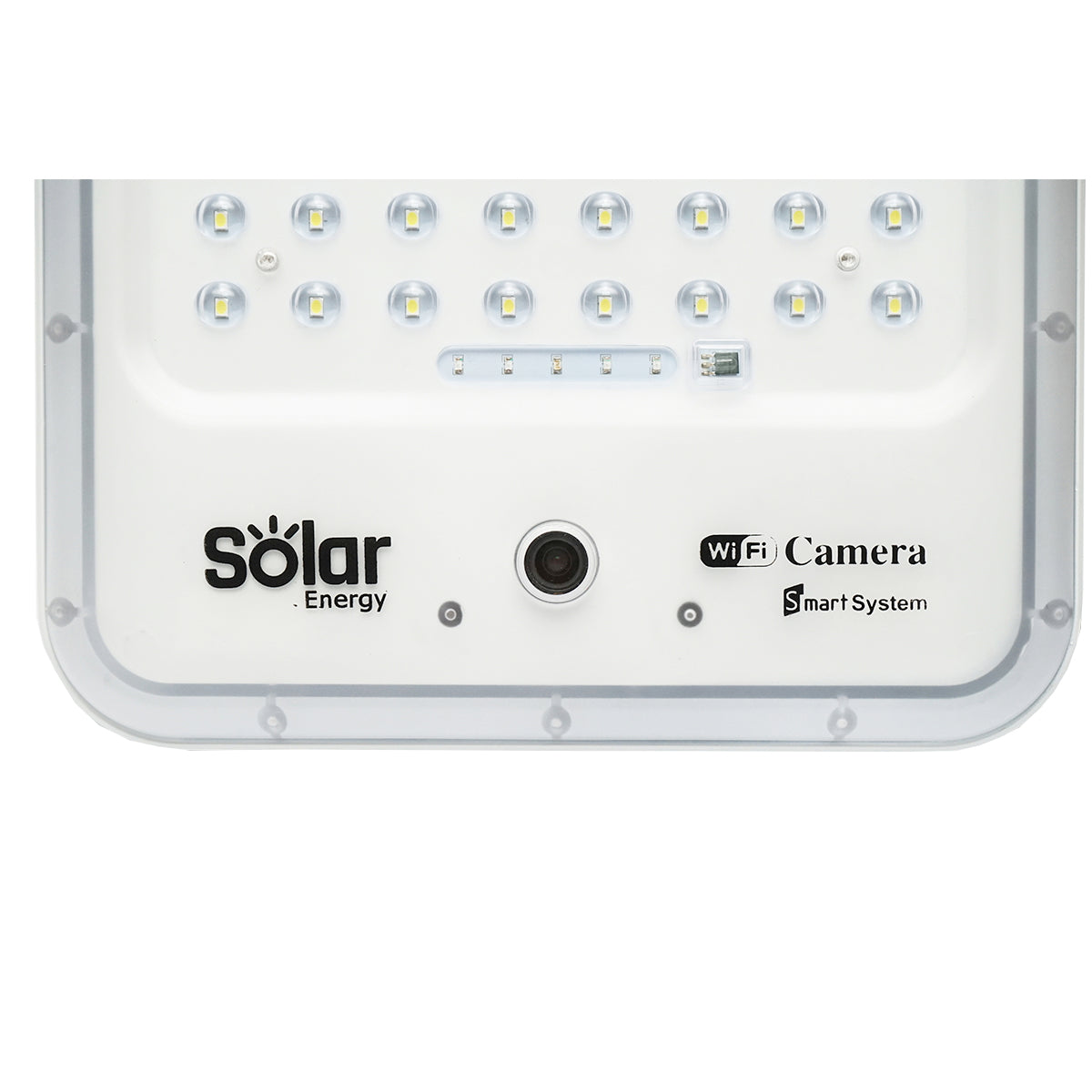 20W LED lamp with 2 MP CCTV camera, wifi, and 35W solar panel, 3.2V/30Ah battery