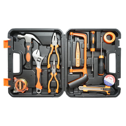Combined tool and equipment set 12 pieces