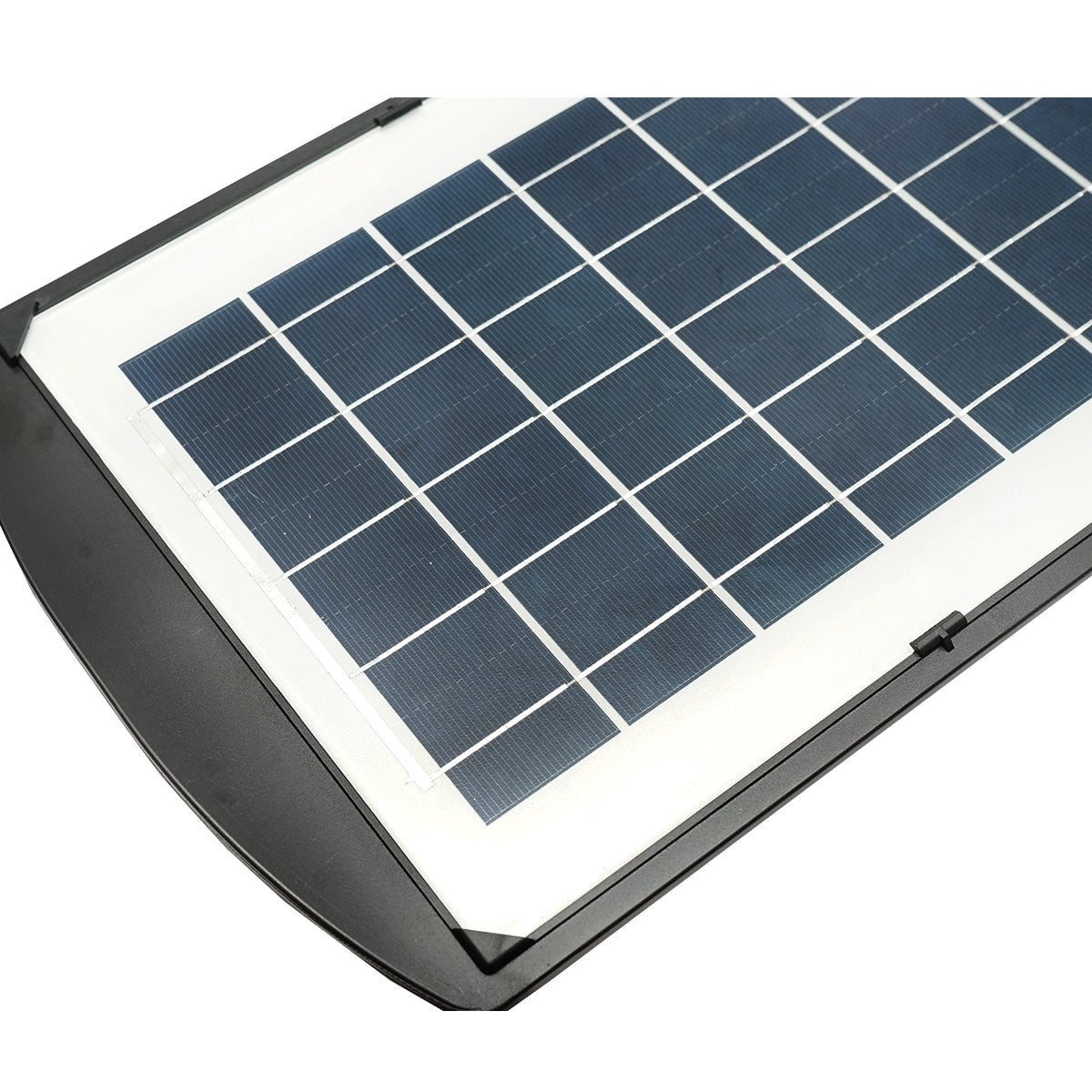 LED solar street light 150W, 6500K, IP65 with solar panel, motion sensor and pole mounting Breckner Germany