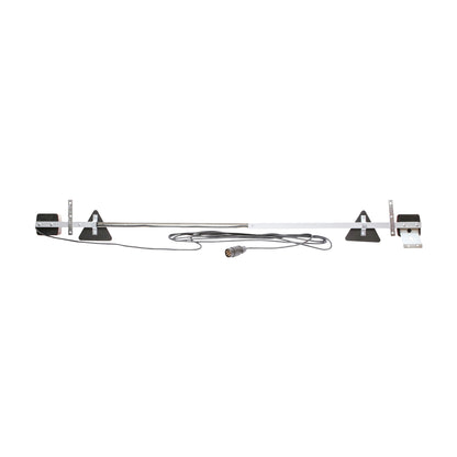 Adjustable trailer bar 1000-1600mm 2x LED lamp, 2x reflective triangle, 6m cable and 7-pin socket 12/24V