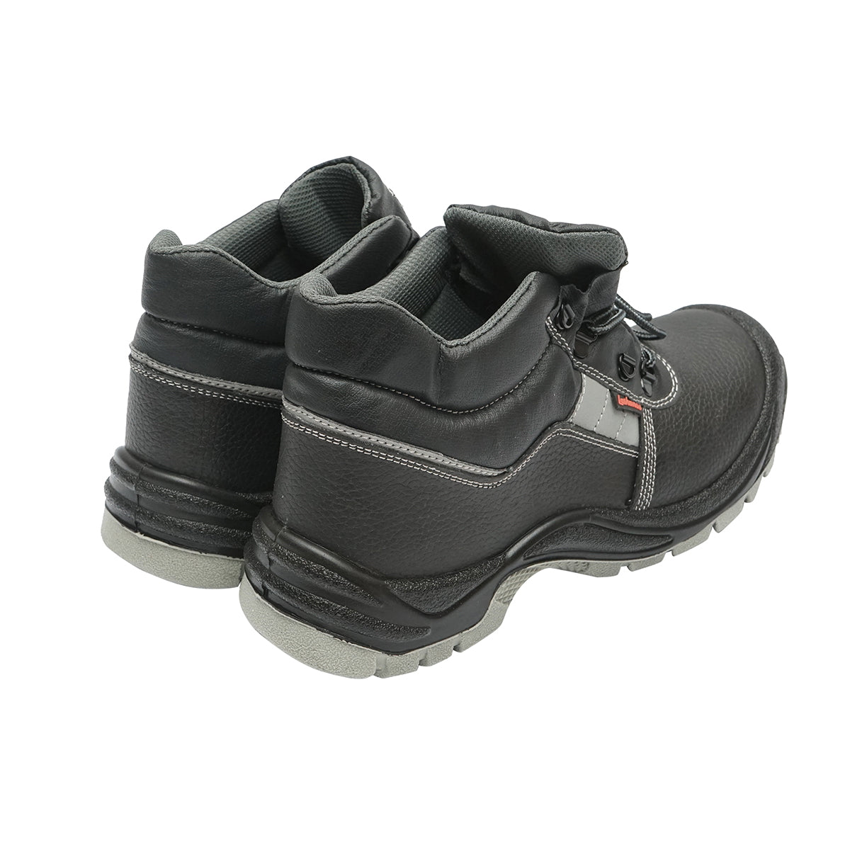 Size 46 safety boots with toe cap and steel sole insert 5003