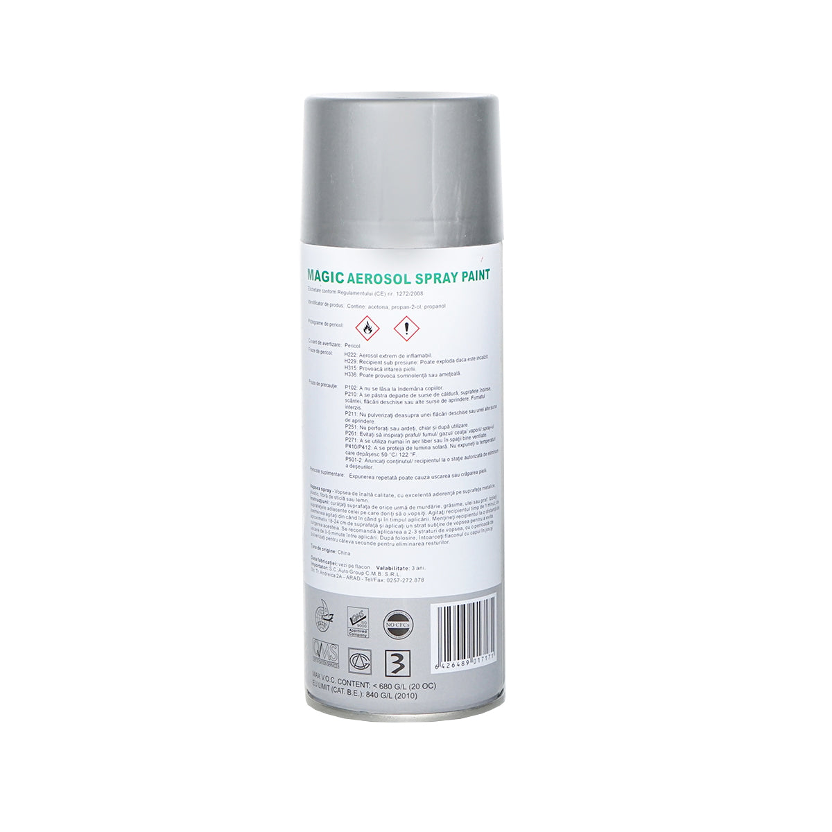 Magic silver spray paint 036 450 ml