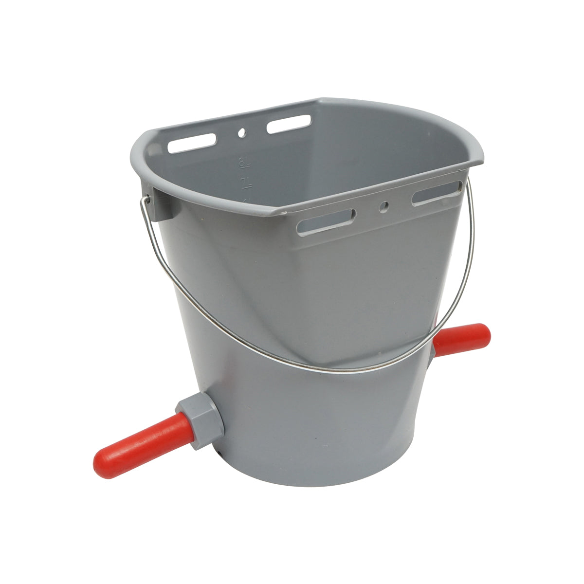 8L bucket with 3 teats for calf nursing - waterer