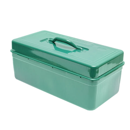 Green metal tool box 470x240x205mm Breckner Germany