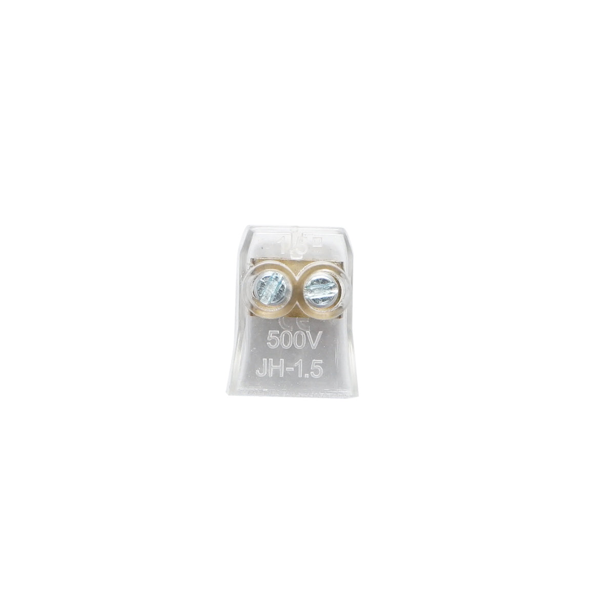 End terminal clamp 10A 500V, 2 poles 1.5mm Leader