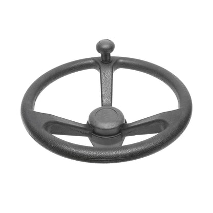 Universal steering wheel with handle/nut (soft texture anti-stiffness)