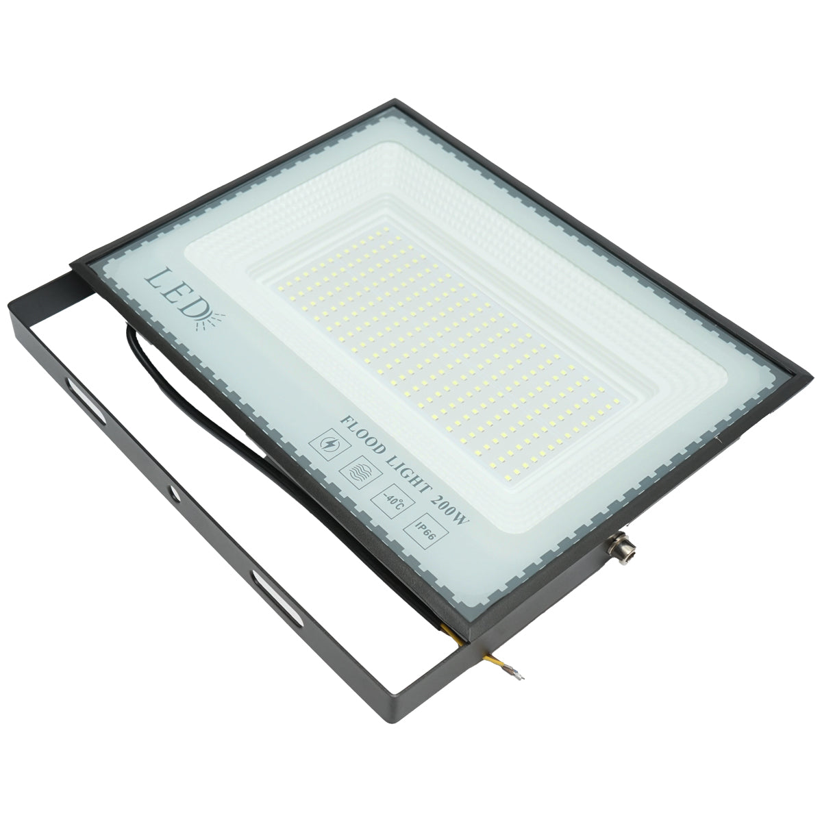 LED Projector 200W, 220V, 6500K, 332x252x38mm IP66 Breckner Germany
