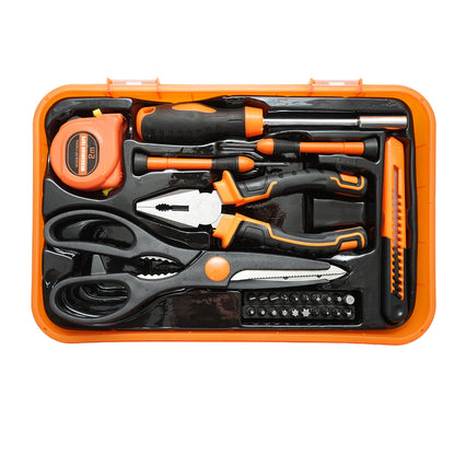 Combined tool and equipment set 27 pieces