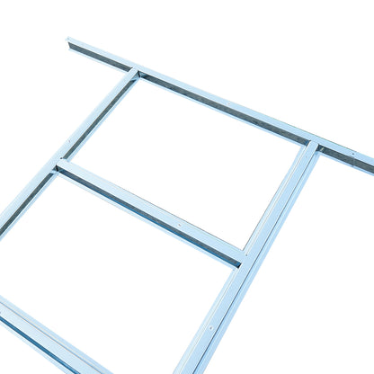 Metal frame foundation made of galvanized steel 0.6mm for garden shed 312x257x212cm