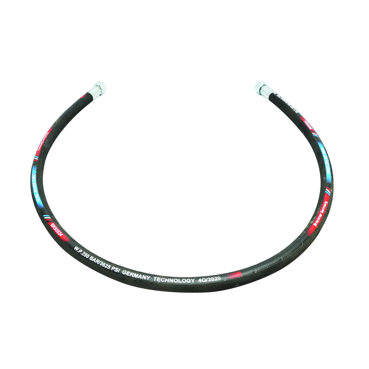 Certified pressure hose DN16 2SN - 1800mm Forestry Tractor