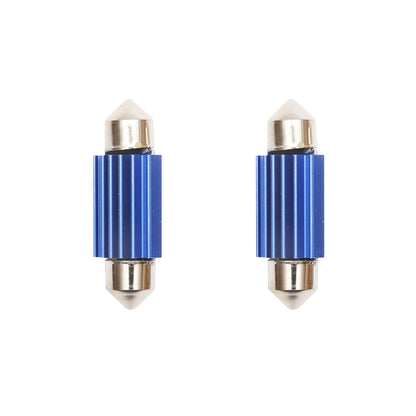 Set of 2 LED SMD SOFIT bulbs 36mm 12V 0.2A cold light Breckner Germany