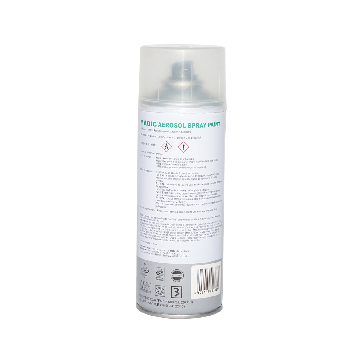 Magic clear lacquer spray paint 450 ml