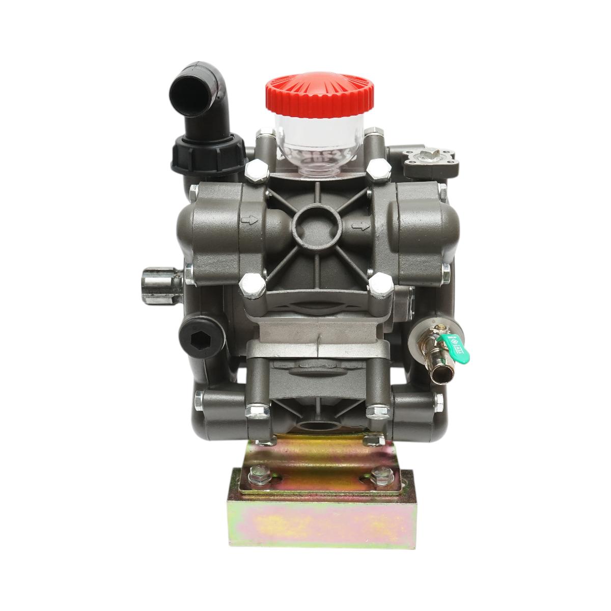 Diaphragm pump with 4 membranes Z=6/8,4mm flow rate 120 L/min 25 bar for herbicide applicator (compatible with Polish model)