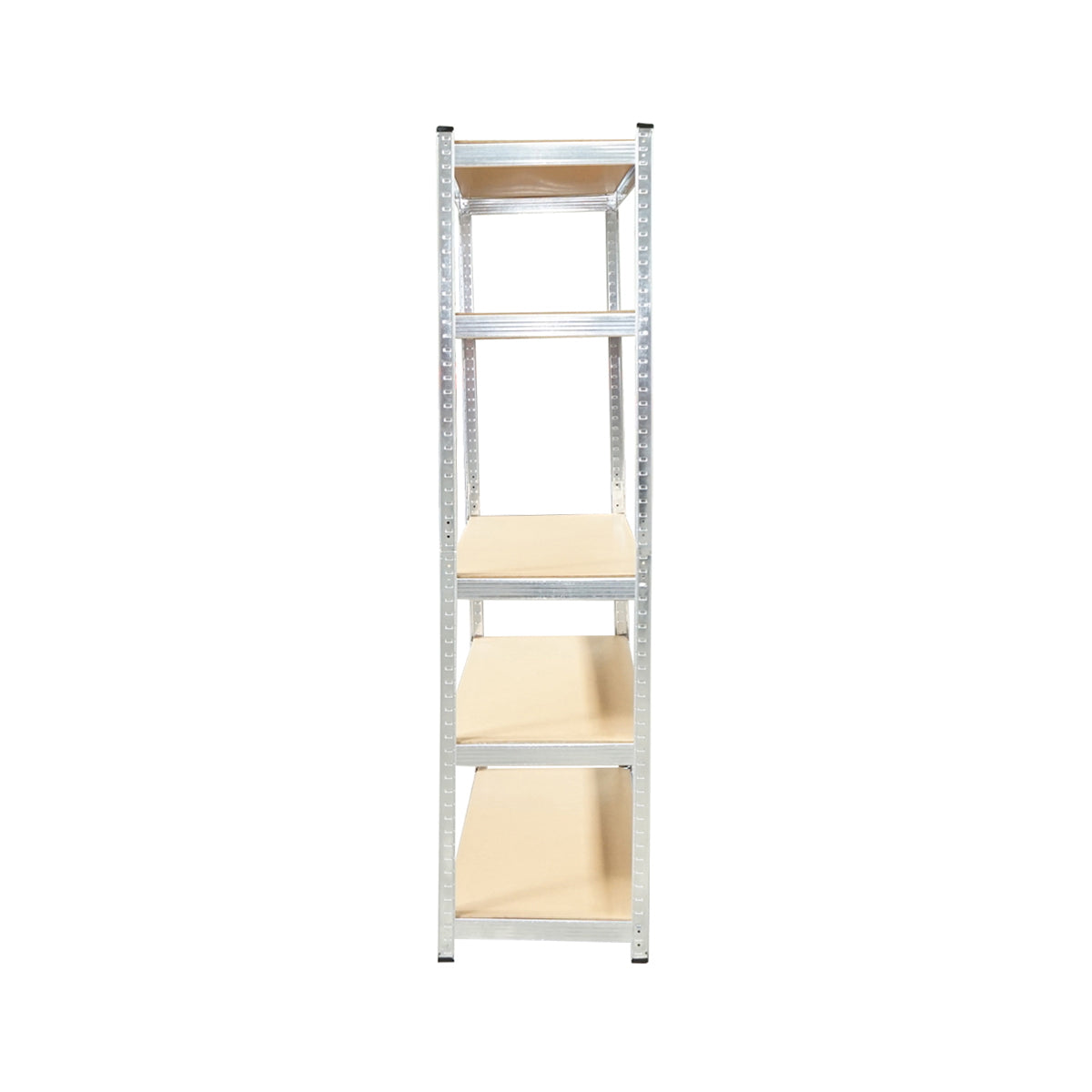Metal shelf with 5 MDF shelves, 180x120x45cm, 175kg/shelf, assembly without screws, galvanized