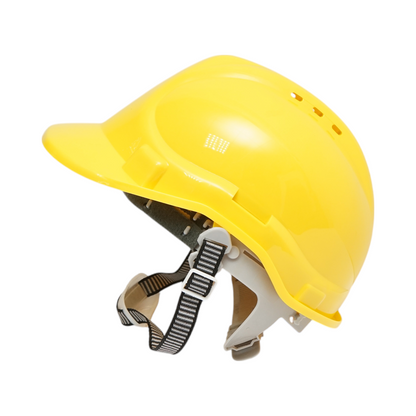Adjustable vented helmet 51-63cm yellow Crownman
