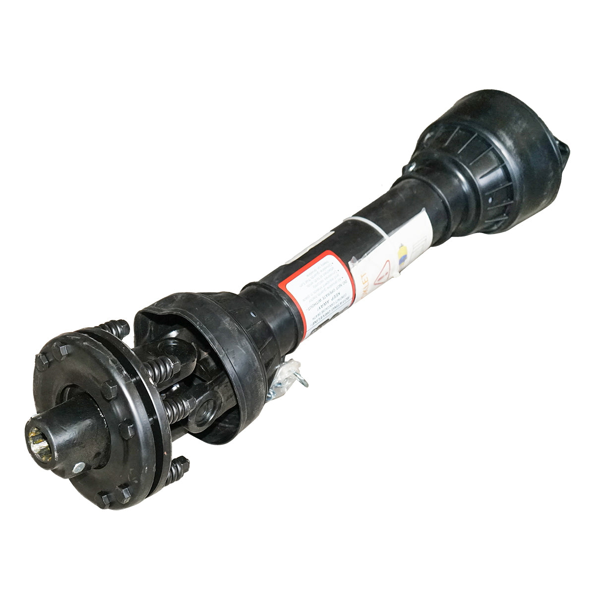 Cardan 850 mm S6 with clutch consisting of 2 cross discs 30.2x92 (star pipe) 1 3/8 Z=6 cutter