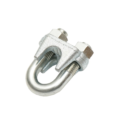 Galvanized clamp DIN 741-22 for 22 mm cable Breckner Germany