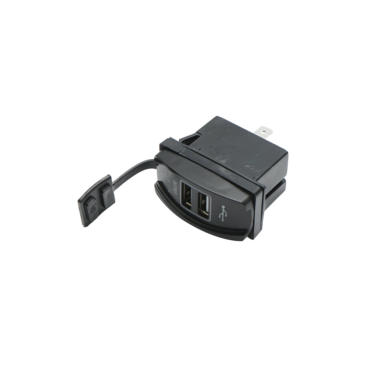 Socket, charger with 2 x USB ports, 5V, 3.1A universal