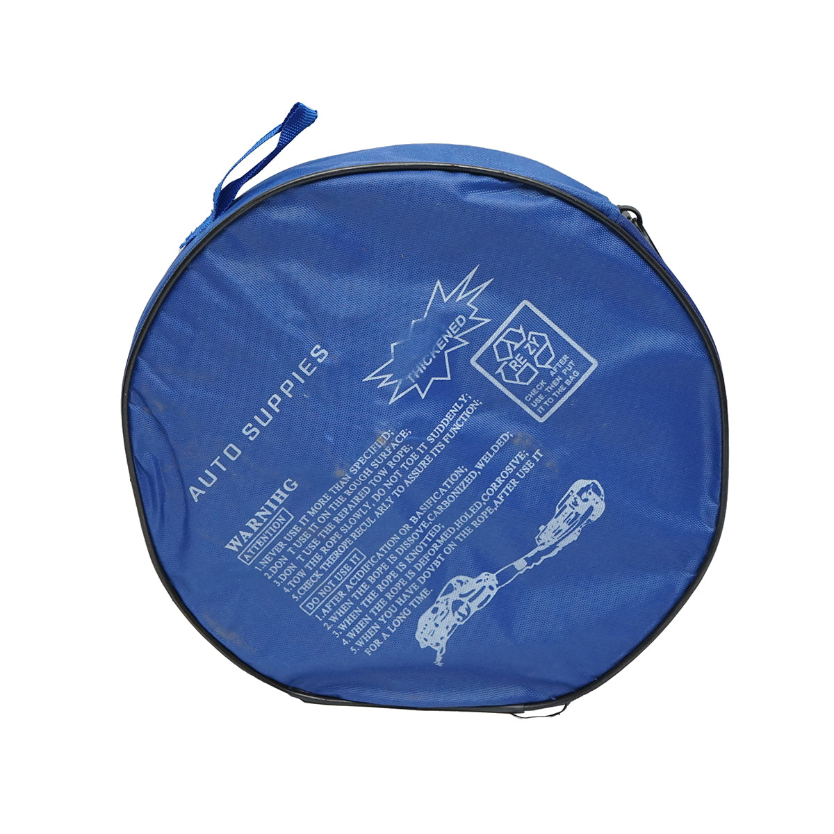 5m x 45mm towing strap 5T hook with safety Breckner Germany