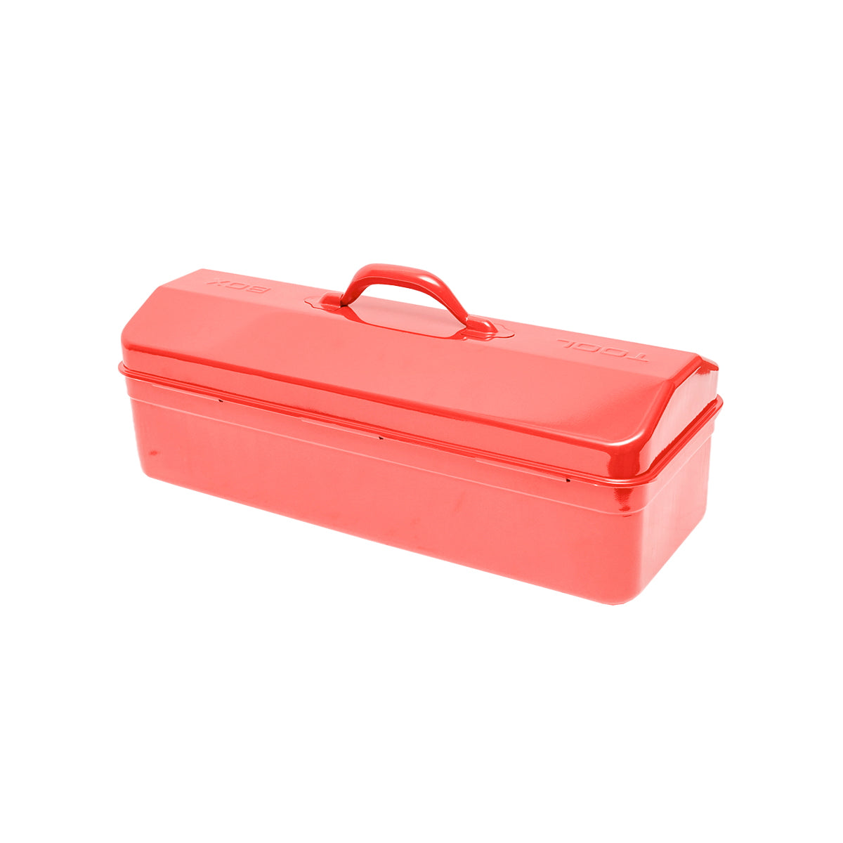 Red metal tool box 540x210x190mm Breckner Germany