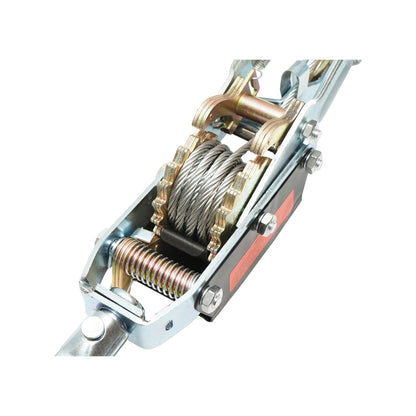 Manual winch with ratchet 4T, drum and steel cable thickness 5.5mm, length 3m Hoteche