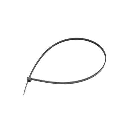 Facet, plastic collar 3.6x350mm, black, set of 100 pieces Breckner Germany