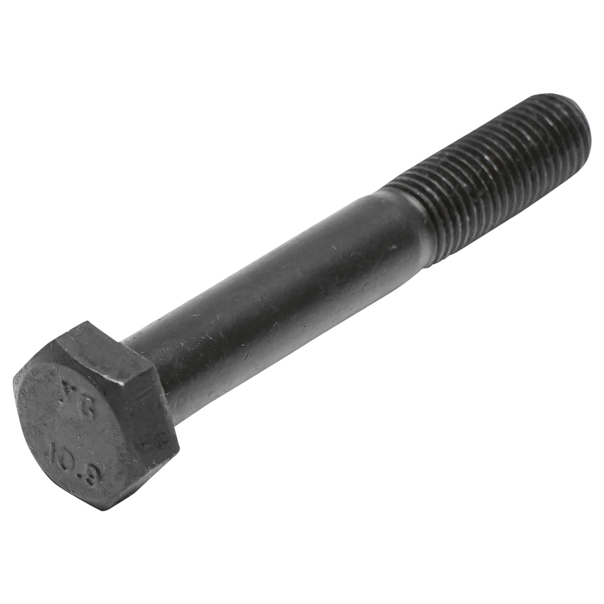 Black screw with hexagonal head DIN 960 M10x1.25x70 G10.9 100 pcs/bag