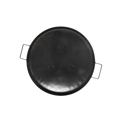Round grill with grill and handles with 3 legs